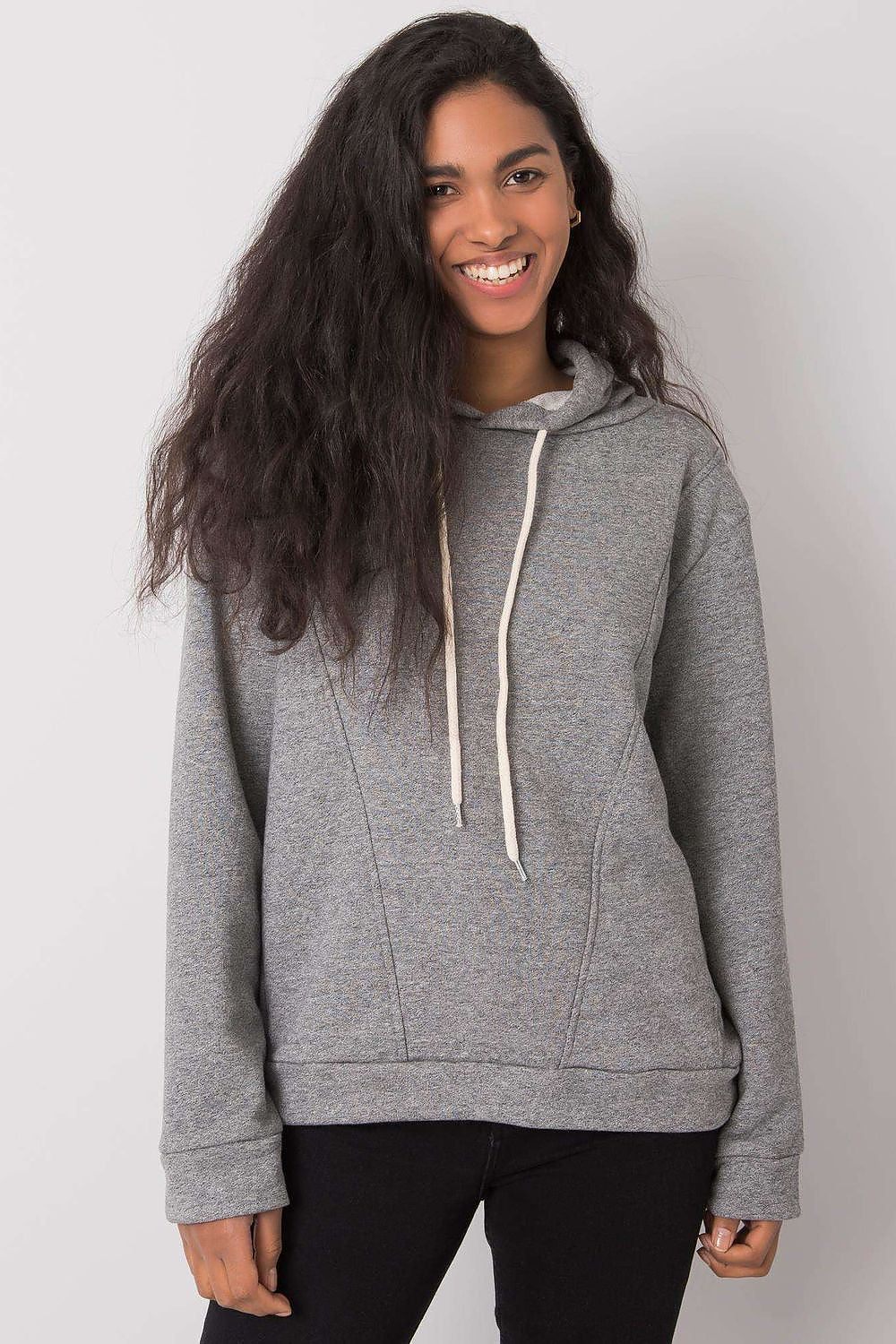   Bluza Damska Model EM-BL-ES-21-525.10 Grey - Ex Moda 