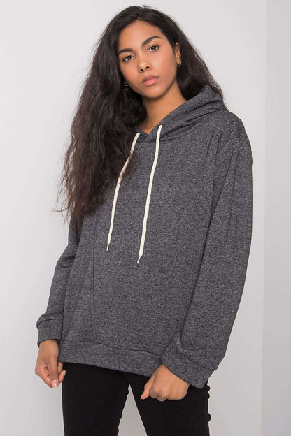   Bluza Damska Model EM-BL-ES-21-525.10 Dark Grey - Ex Moda 