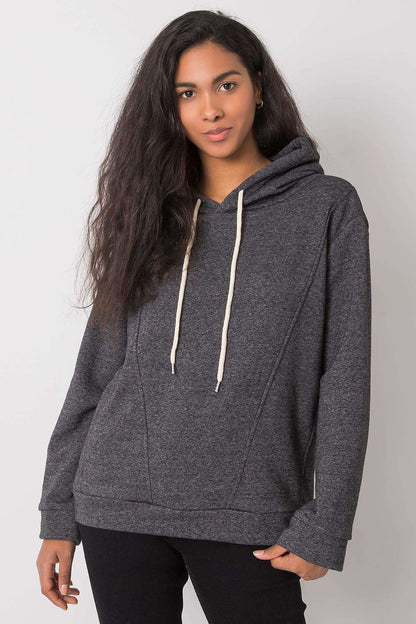   Bluza Damska Model EM-BL-ES-21-525.10 Dark Grey - Ex Moda 