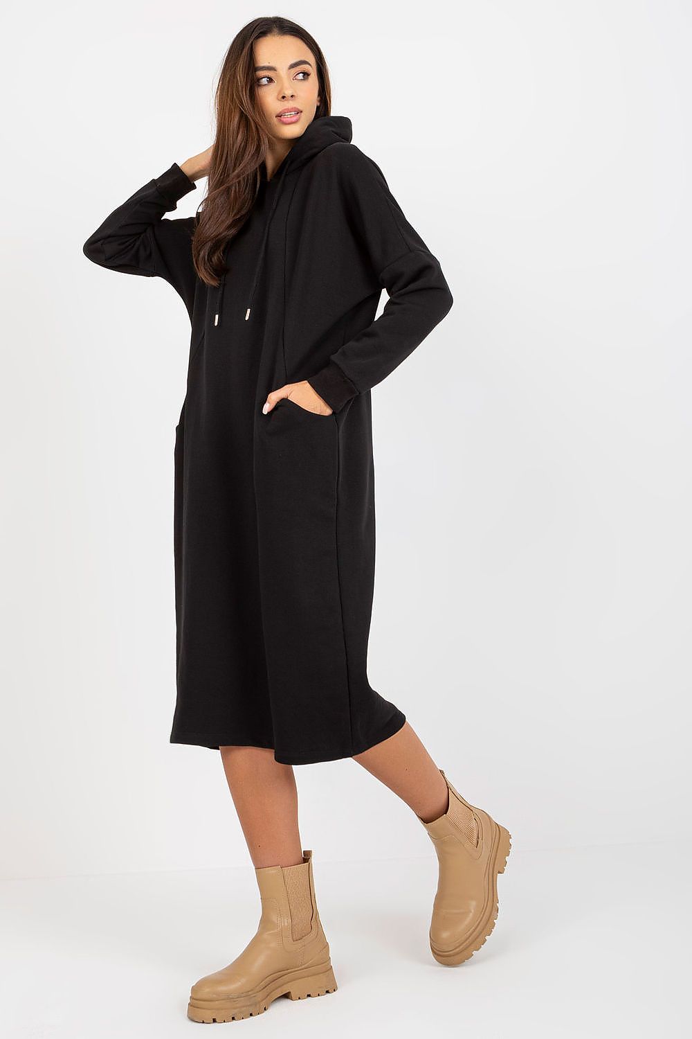  Sukienka Model RV-BL-8335.58P Black - Relevance 