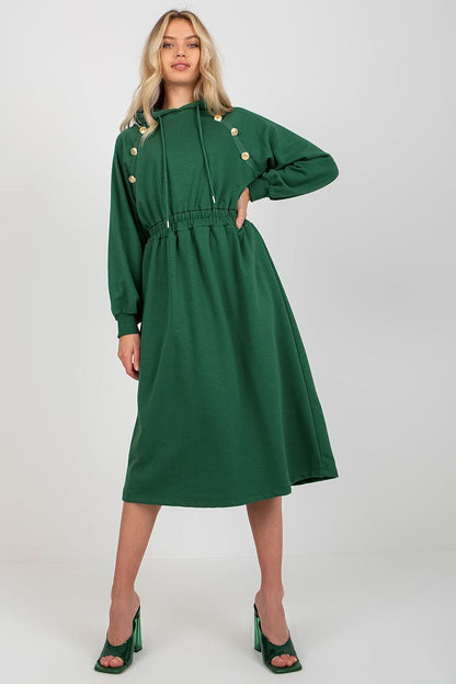  Sukienka Model RV-SK-8336.12P Dark Green - Relevance 