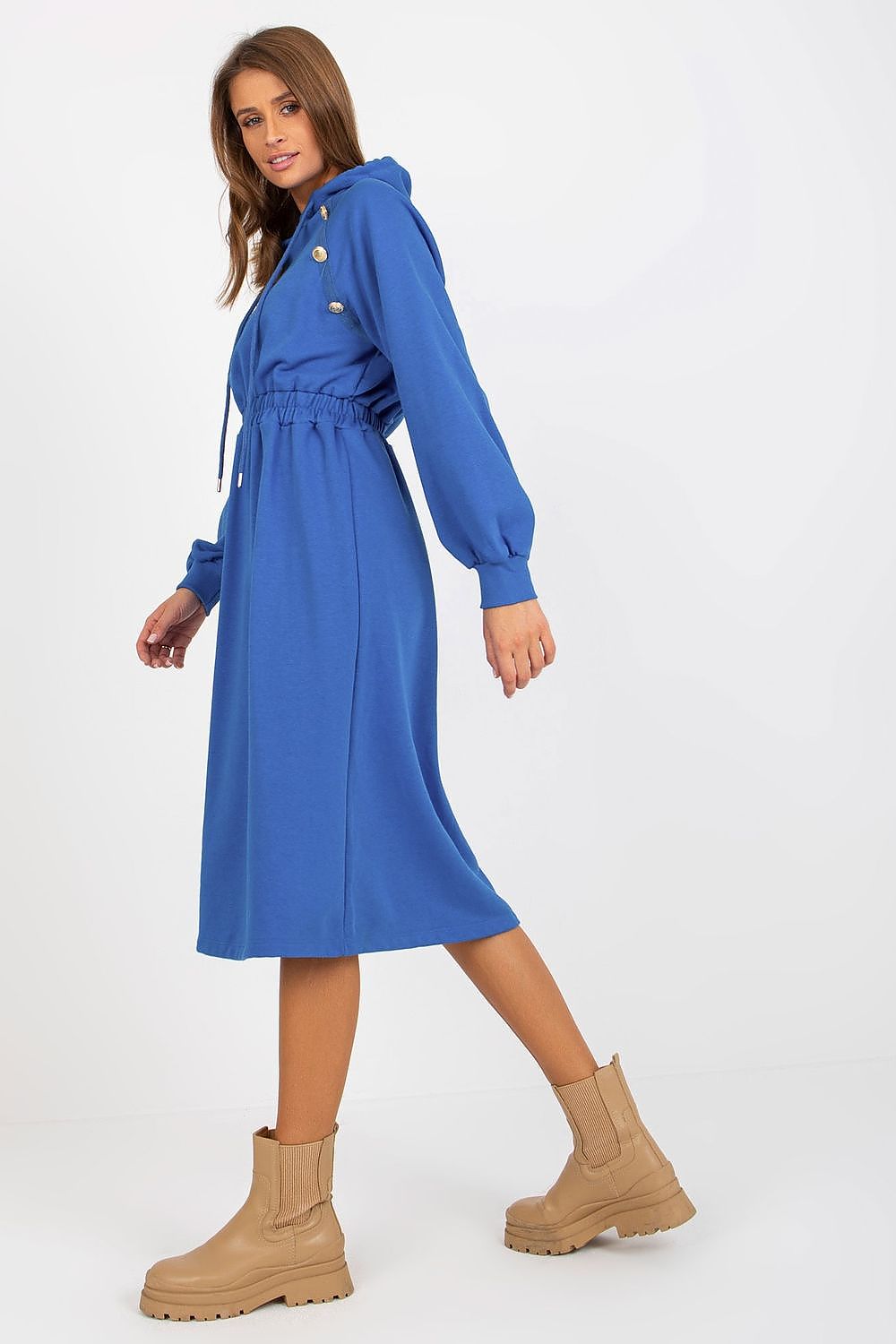  Sukienka Model RV-SK-8336.12P Dark Blue - Relevance 