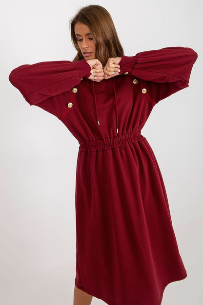  Sukienka Model RV-SK-8336.12P Bordo - Relevance 
