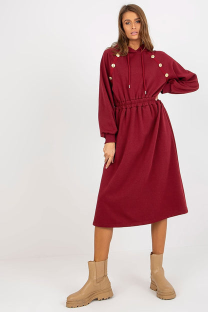  Sukienka Model RV-SK-8336.12P Bordo - Relevance 