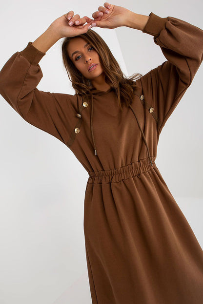  Sukienka Model RV-SK-8336.12P Brown - Relevance 