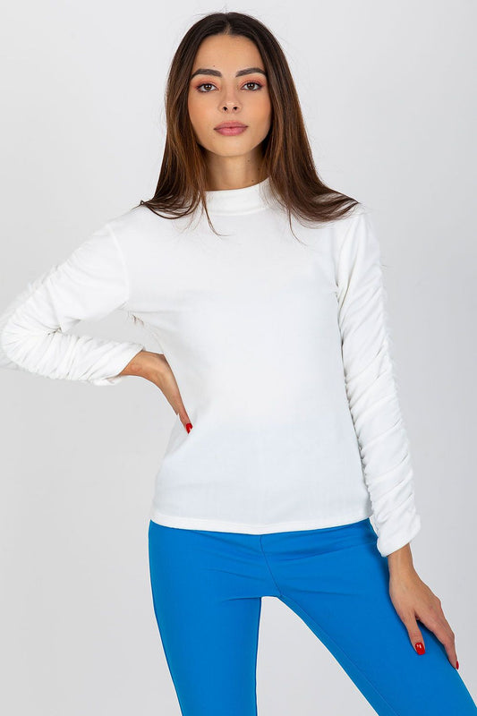   Bluzka Model RP-BZ-8181.81P Ecru - Rue Paris 