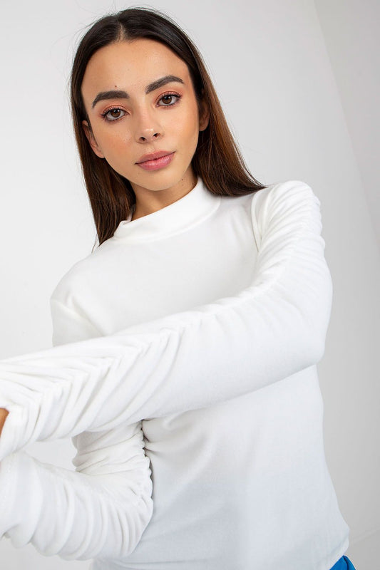   Bluzka Model RP-BZ-8181.81P Ecru - Rue Paris 