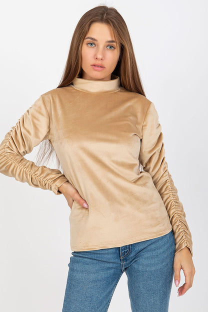   Bluzka Model RP-BZ-8181.61P Beige - Rue Paris 