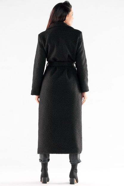   Płaszcz Damski Model A547 Black - awama 