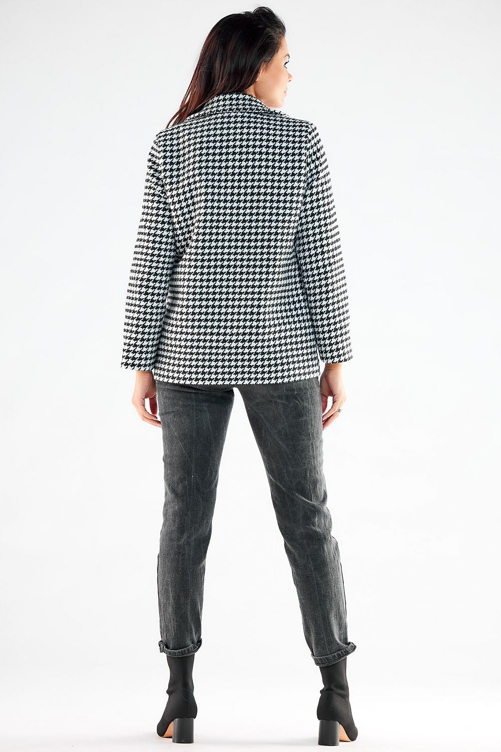   Kurtka Damska Model A545 Houndstooth - awama 