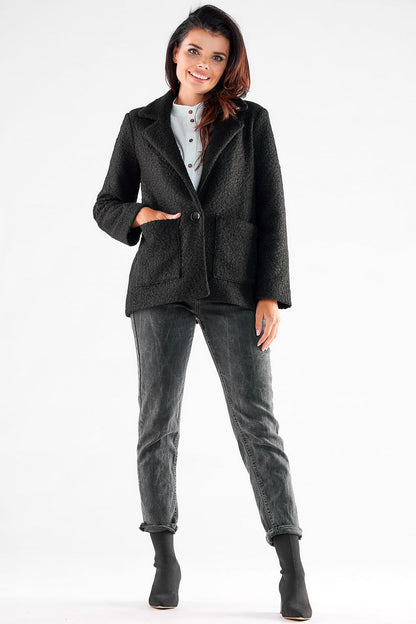   Kurtka Damska Model A545 Black - awama 