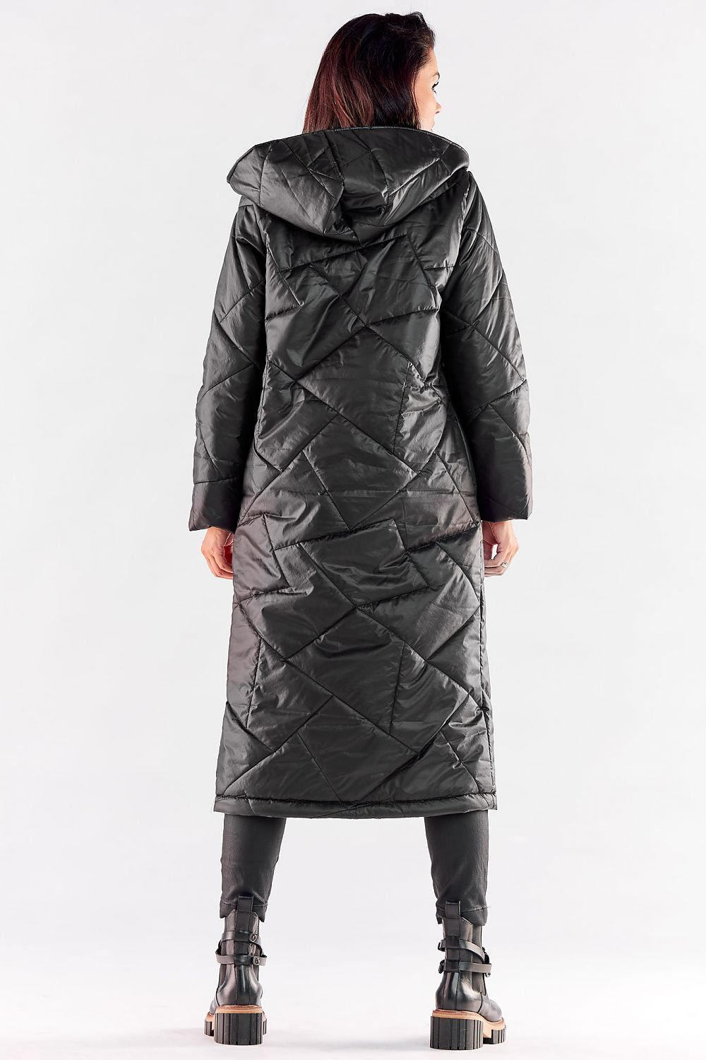   Płaszcz Damski Model A542 Black - awama 