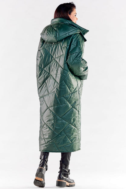   Płaszcz Damski Model A541 Green - awama 