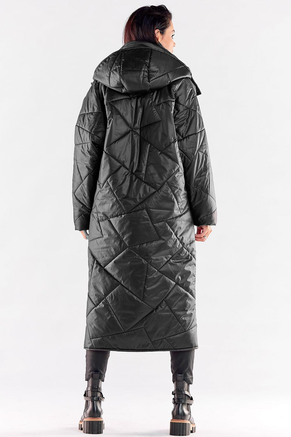   Płaszcz Damski Model A541 Black - awama 