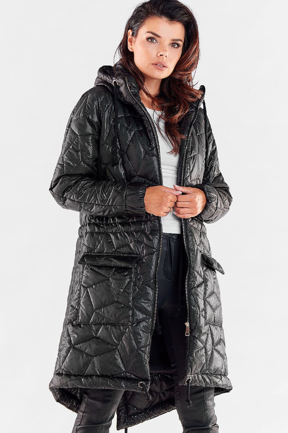   Kurtka Damska Model A538 Black - awama 