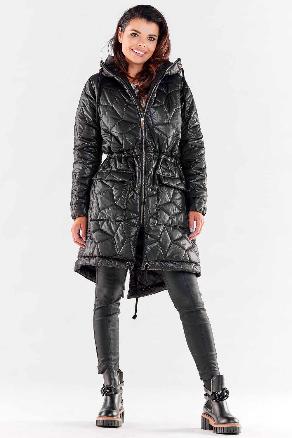   Kurtka Damska Model A538 Black - awama 