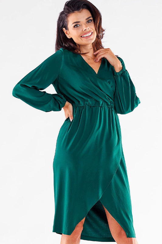   Sukienka Model A523 Bottle Green - awama 