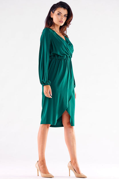   Sukienka Model A523 Bottle Green - awama 