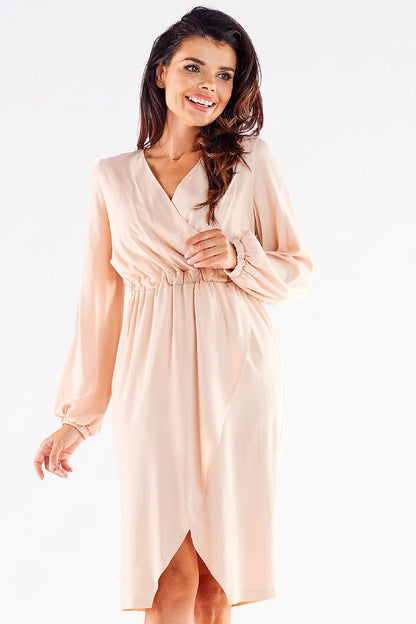   Sukienka Model A523 Beige - awama 