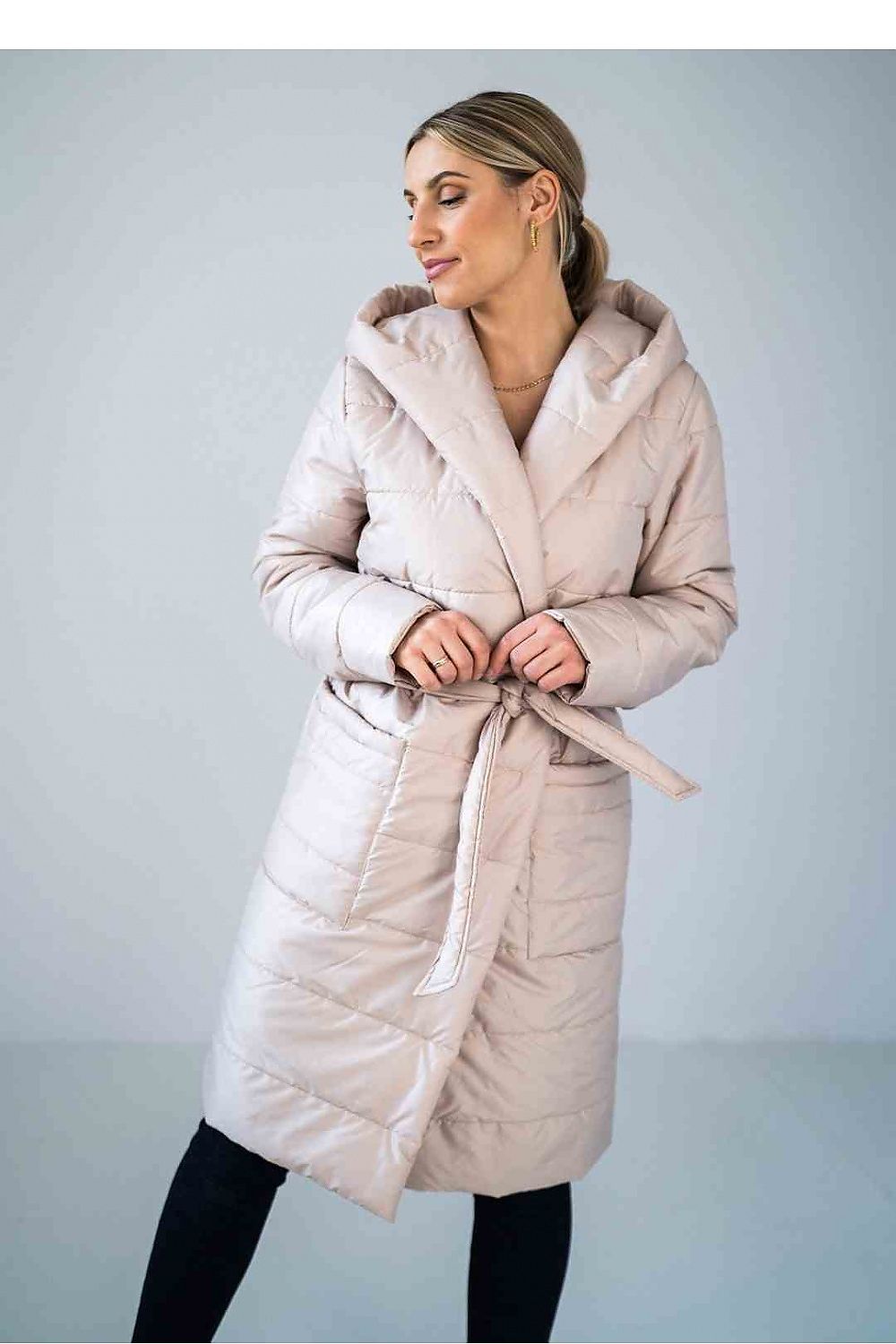   Płaszcz Damski Model M929 Beige - Figl 