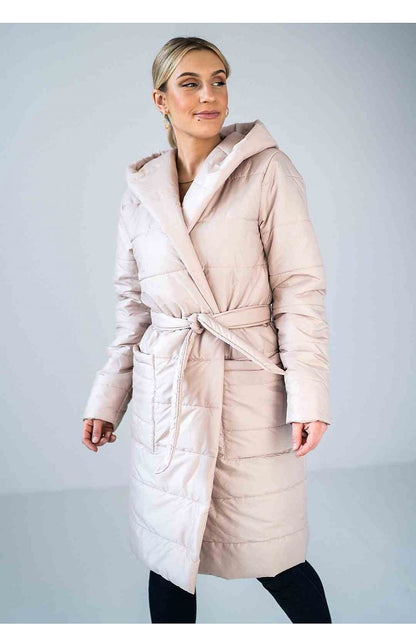   Płaszcz Damski Model M929 Beige - Figl 