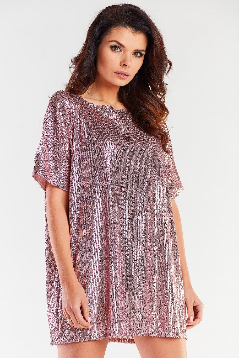  Sukienka Model A483 Pink - awama 