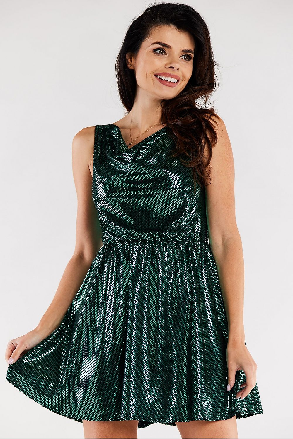  Sukienka Model A562 Green Dots - awama 