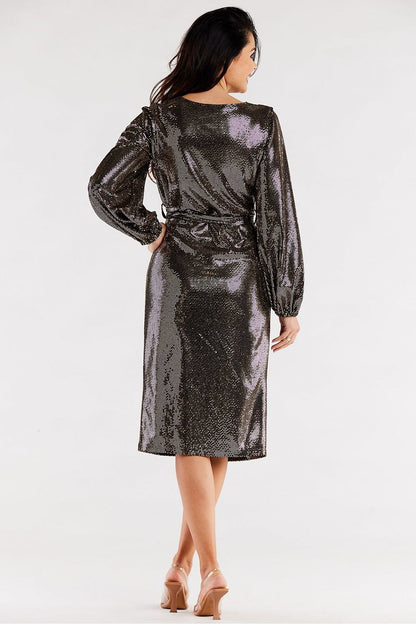  Sukienka Model A564 Gold Dots - awama 