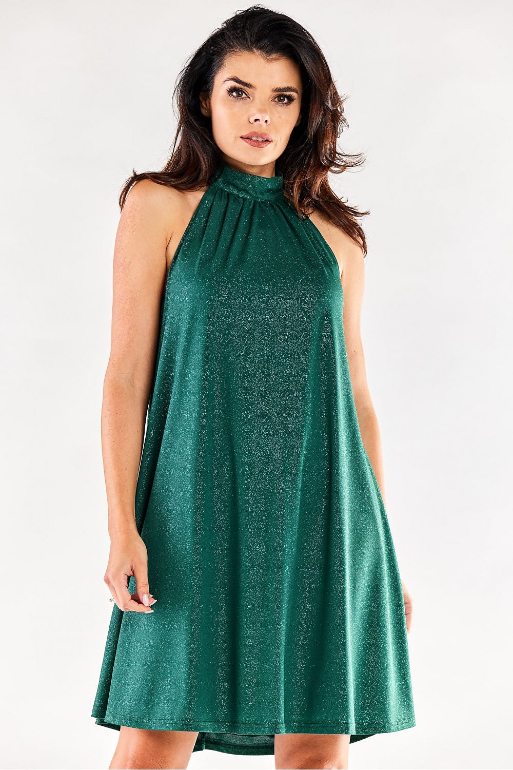  Sukienka Model A556 Bottle Green - awama 