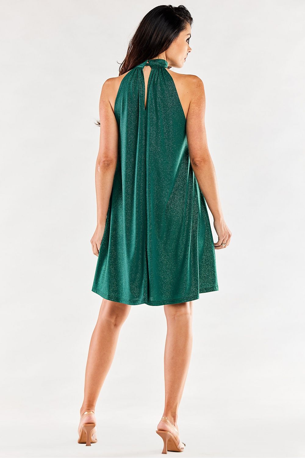  Sukienka Model A556 Bottle Green - awama 