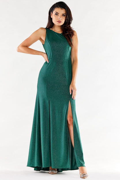  Sukienka Model A549 Bottle Green - awama 