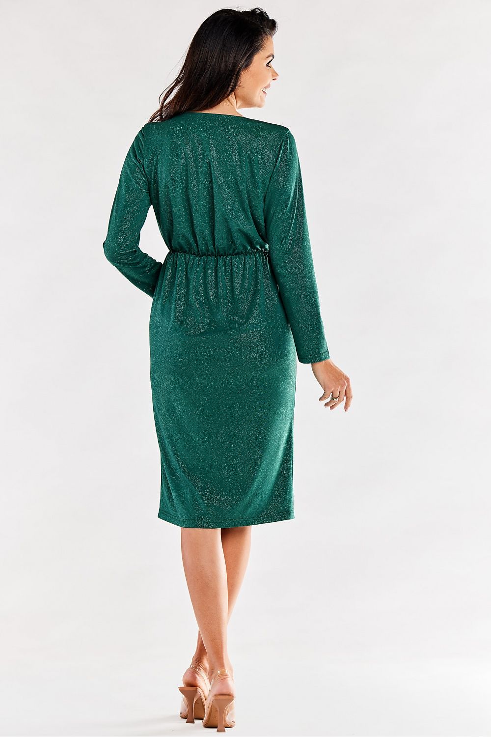  Sukienka Model A548 Bottle Green - awama 