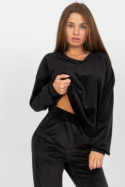   Bluza Damska Model RP-BZ-8188.64P Black - Rue Paris 