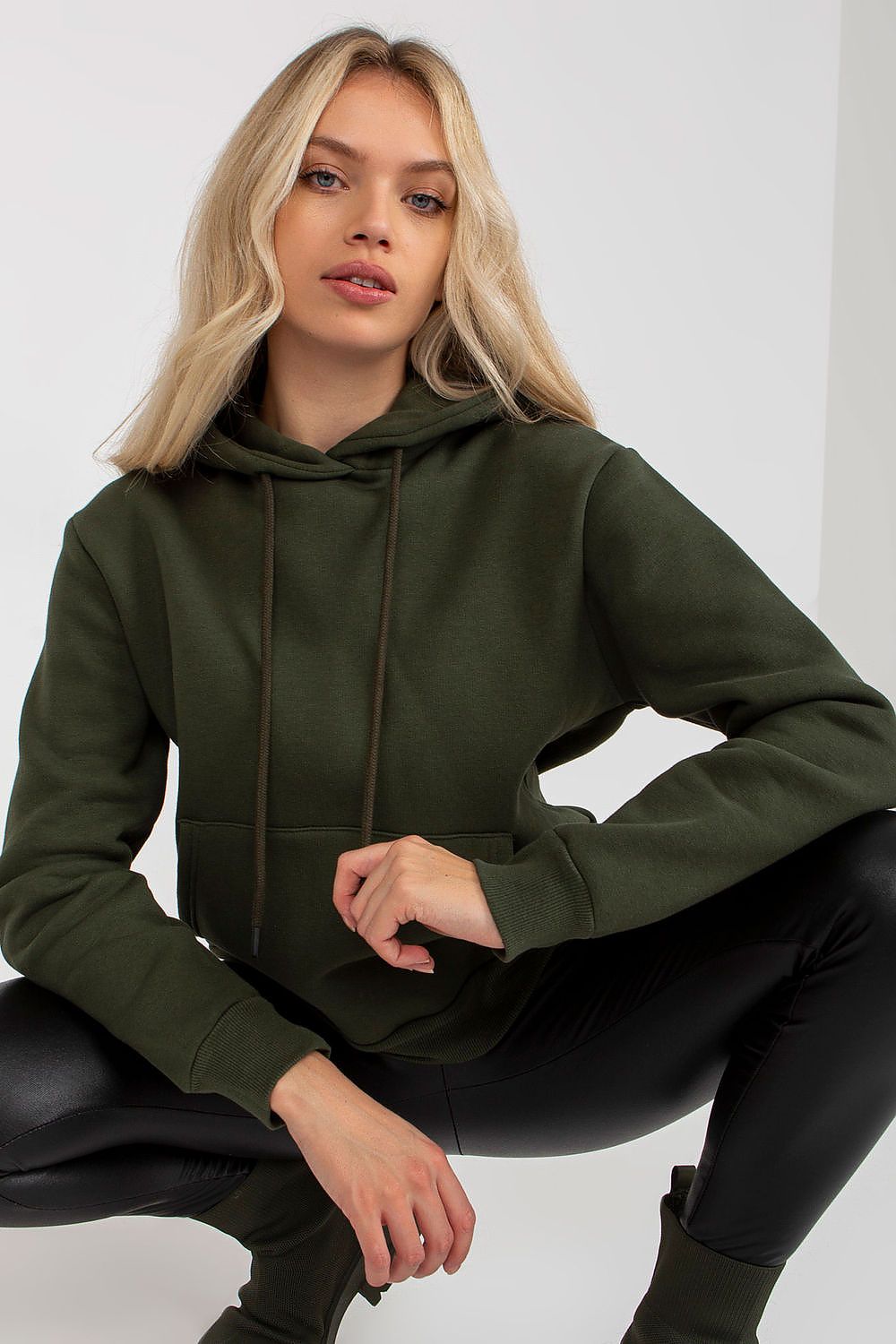   Bluza Damska Model CT-BL-F-621124.98P Khaki - Rue Paris 