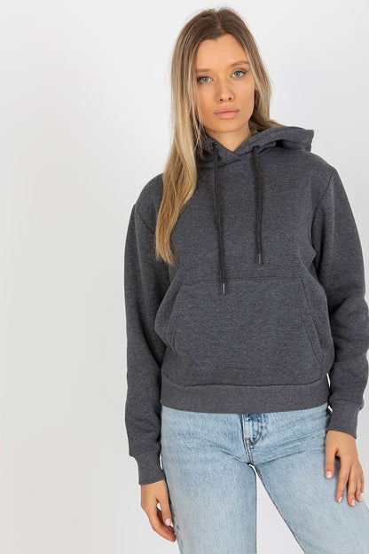   Bluza Damska Model CT-BL-F-621124.98P Dark Grey - Rue Paris 