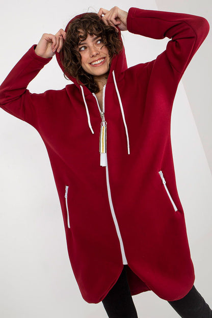   Bluza Damska Model RV-BL-4742.20P Bordo - Relevance 