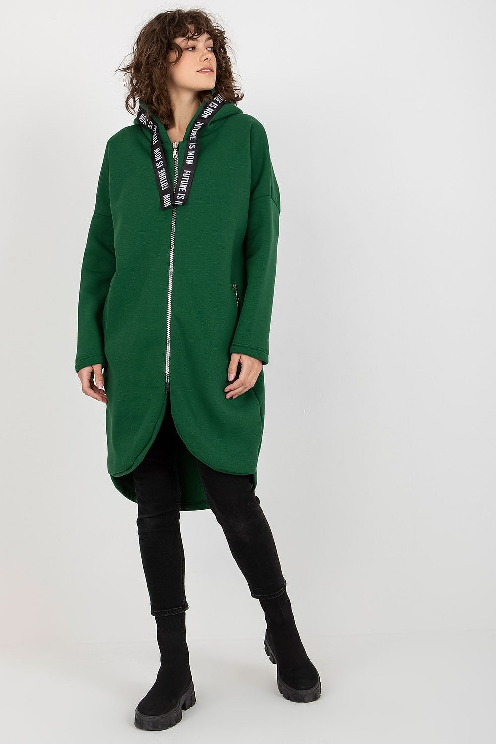   Bluza Damska Model RV-BL-6683.00P Dark Green - Relevance 