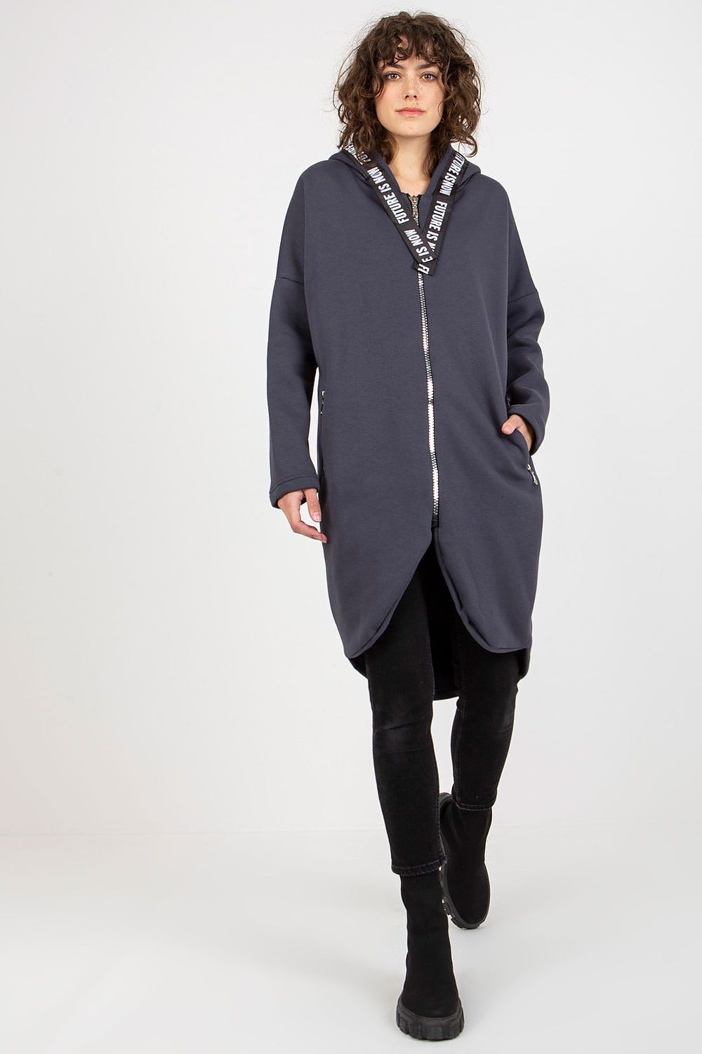   Bluza Damska Model RV-BL-6683.00P Grafit - Relevance 