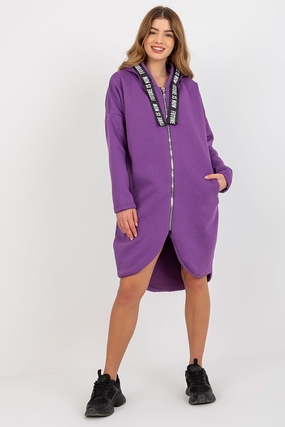   Bluza Damska Model RV-BL-6683.00P Dark Violet - Relevance 
