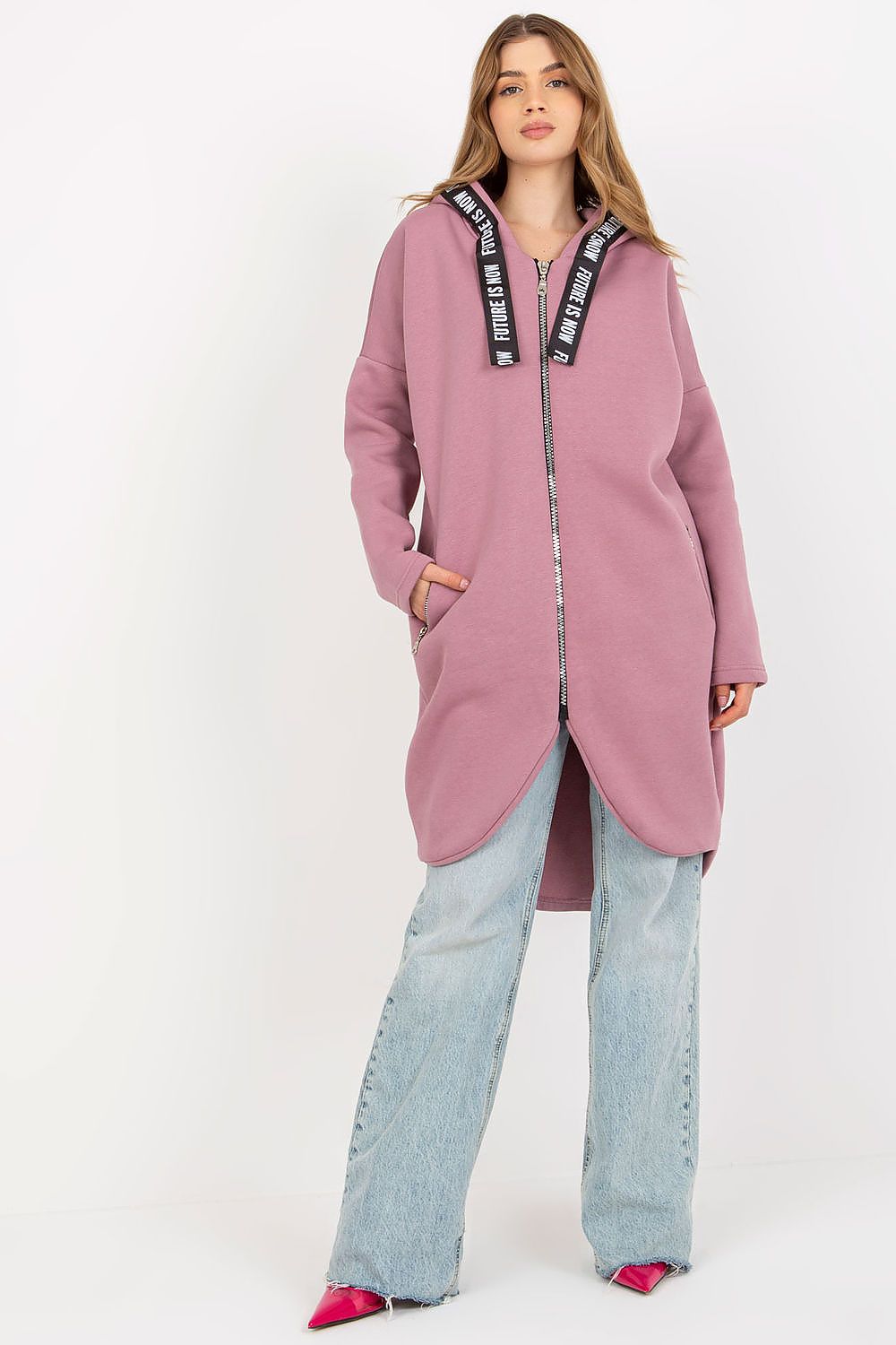   Bluza Damska Model RV-BL-6683.00P Dark Pink - Relevance 