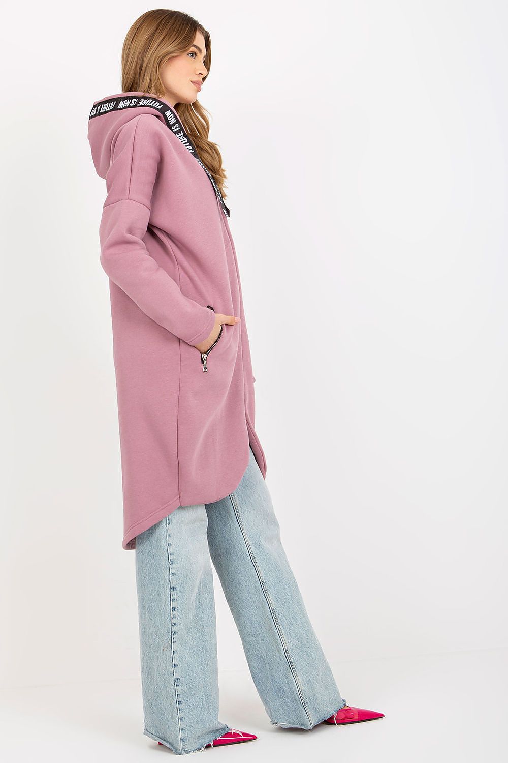   Bluza Damska Model RV-BL-6683.00P Dark Pink - Relevance 