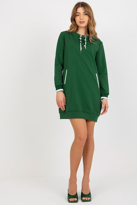  Sukienka Model RV-TU-8379.46 Dark Green - Relevance 