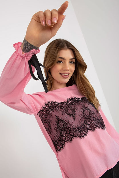   Bluzka Model LK-BZ-506877.15X Pink - Lakerta 
