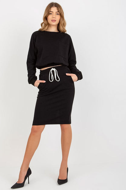  Spódnica Komplet Model EM-KMPL-644.18P Black - Ex Moda 