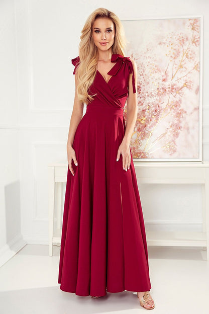  Sukienka Model Elena 405-1 Bordo - Numoco 