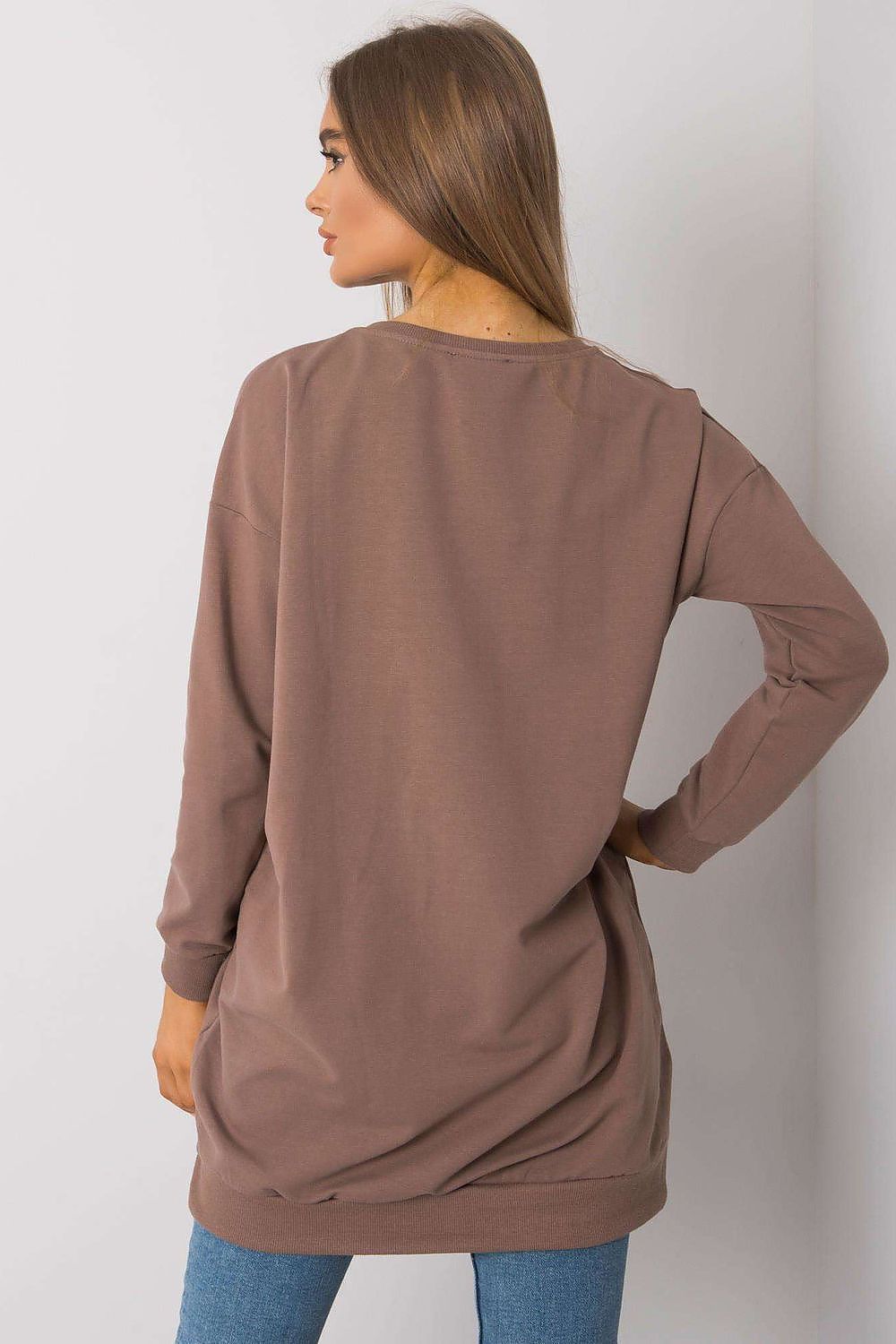   Tunika Model RV-TU-7258.40P Brown - Rue Paris 