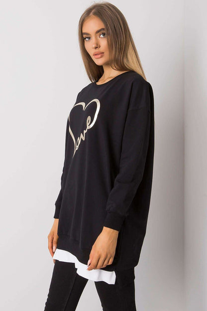   Tunika Model RV-TU-7258.40P Black - Rue Paris 