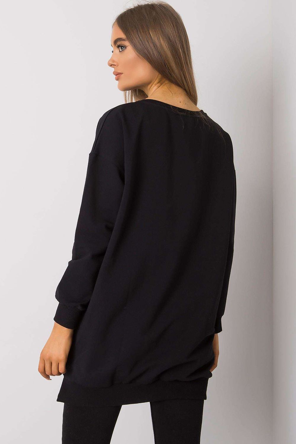   Tunika Model RV-TU-7258.40P Black - Rue Paris 