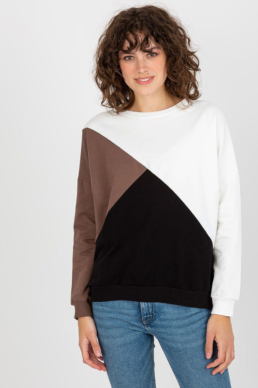   Bluza Damska Model RV-BL-8463.41P White/Black - Relevance 