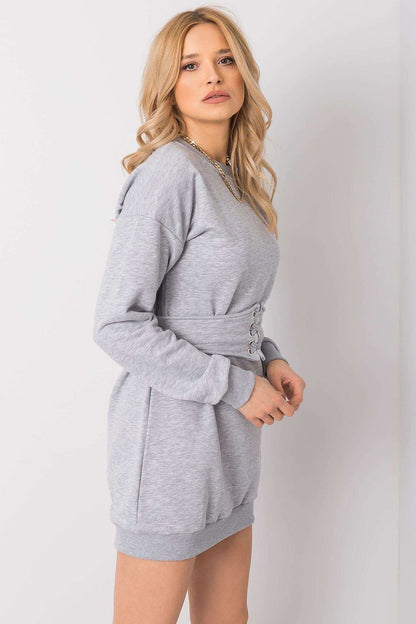  Sukienka Model RV-SK-6179.09 Grey - Rue Paris 